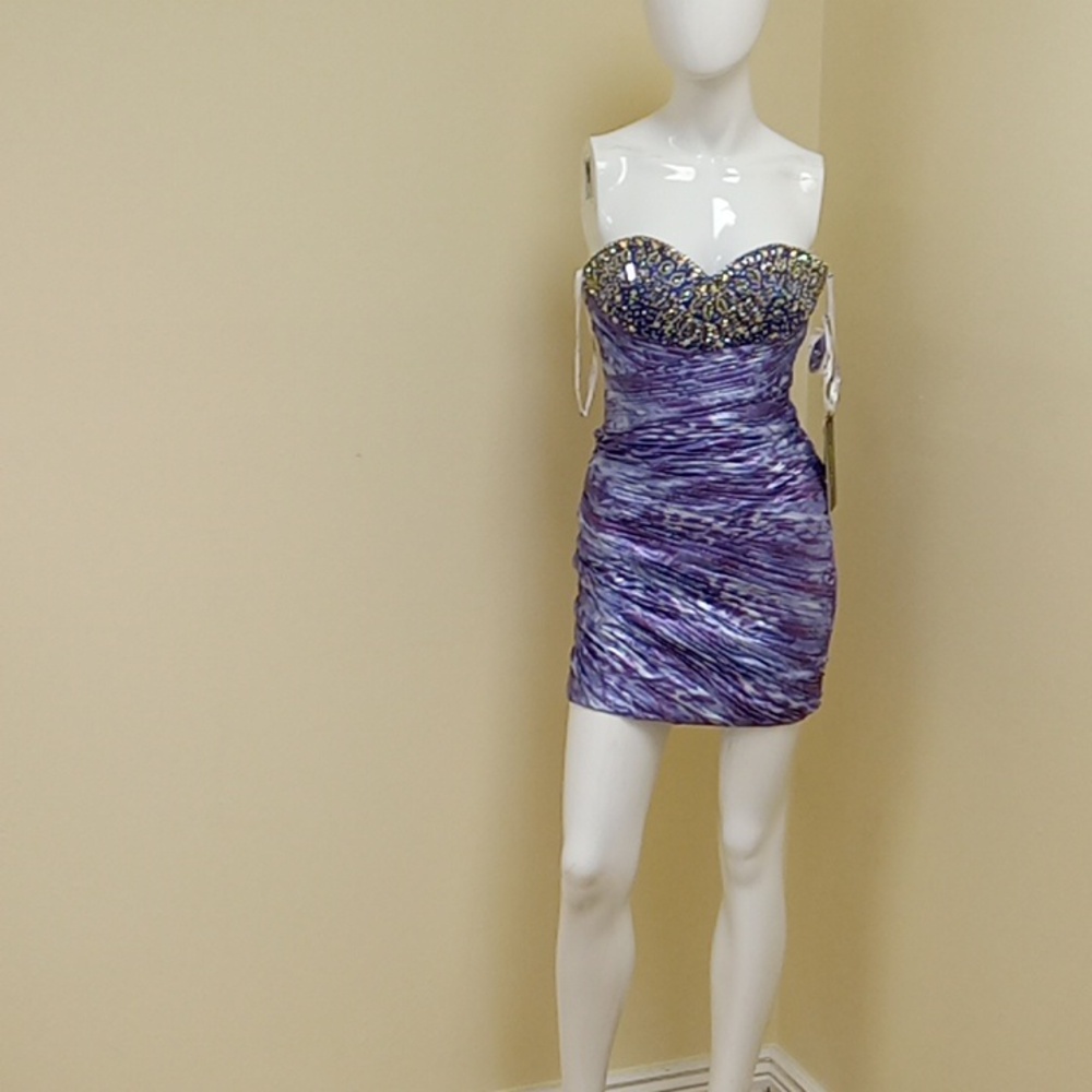 Nwt Lime by Riva designs homecoming dress